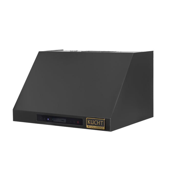 Kucht Professional 36-Inch 900 CFM Under Cabinet Range Hood in Dark Titanium Stainless Steel (KRH363A)