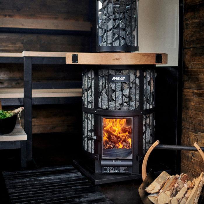 Harvia Legend 240 Greenflame Wood-Burning Sauna Stove