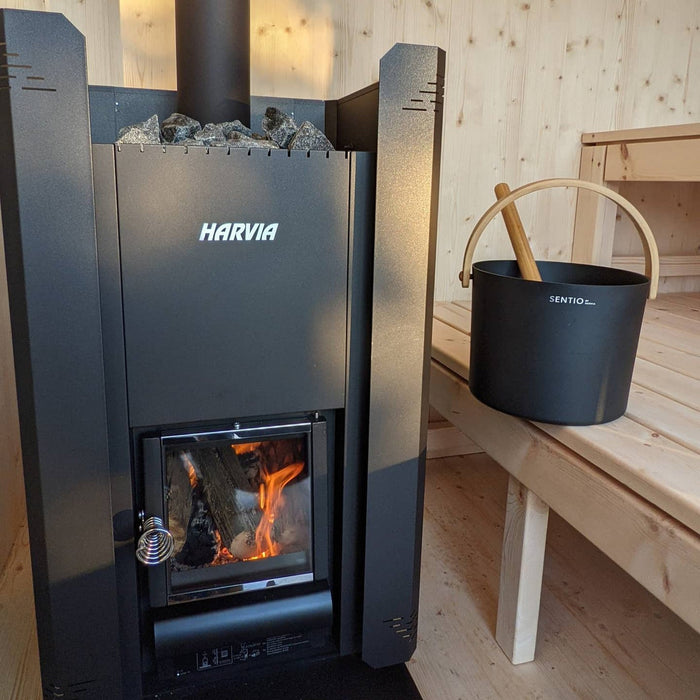 Harvia Linear 16 WK160C Wood-Burning Sauna Stove