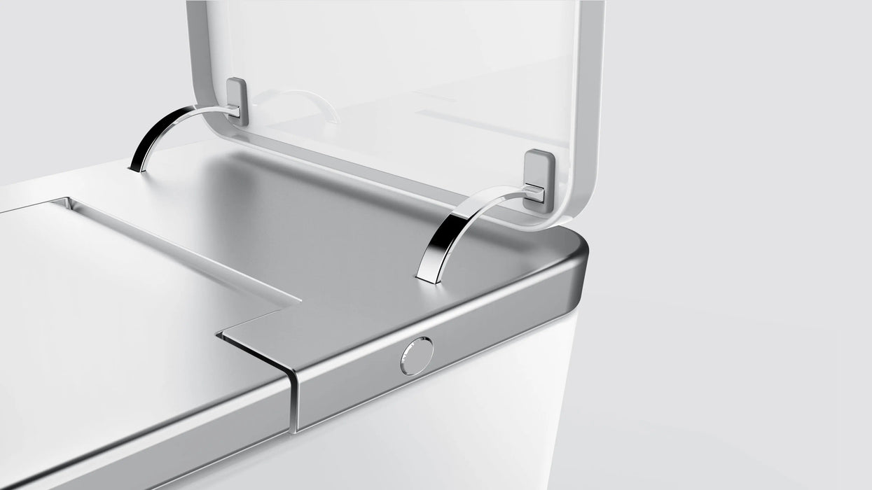 SEEWIN Bidet Toilet Leipzig Pro-SILVER with Silver Seat and Full Features CL-6 Pro