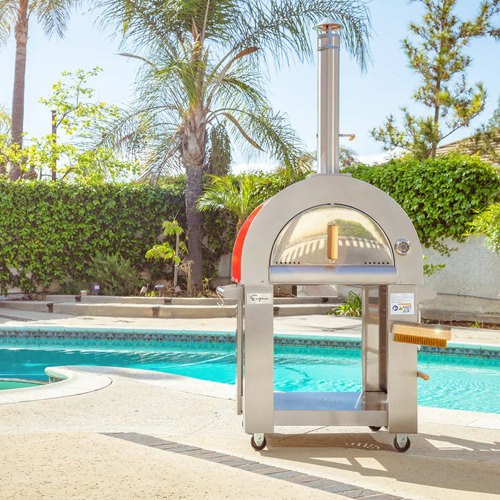 Empava Outdoor Wood Fired Pizza Oven in Red (EMPV-PG06)