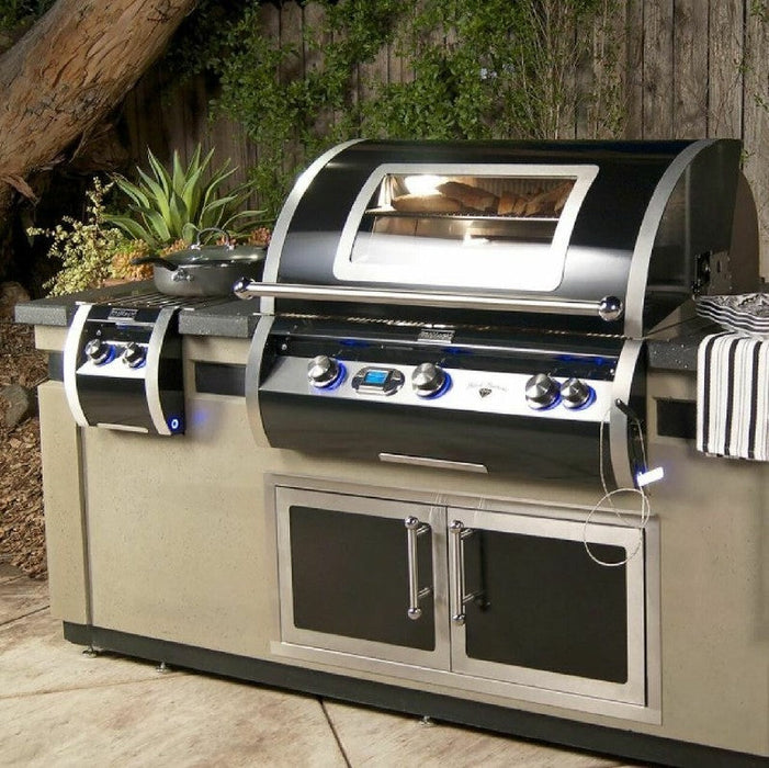 Fire Magic Echelon Black Diamond Built-In Natural Gas / Propane Gas Double Side Burner - 32815H / 32815HP