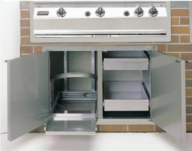 Fire Magic Select 30-Inch Double Access Door With Drawers And Propane Tank Storage - 33930S-12T