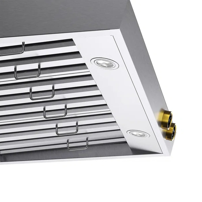 Kucht 36-Inch 900 CFM Ducted Under Cabinet Range Hood in Stainless Steel (KRH360-GL)
