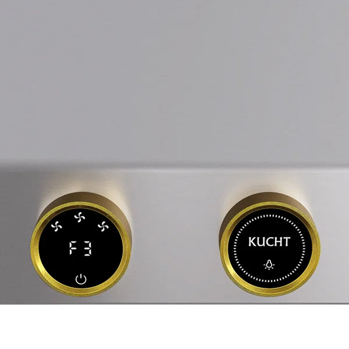 Kucht 36-Inch 900 CFM Ducted Under Cabinet Range Hood in Stainless Steel (KRH360-GL)