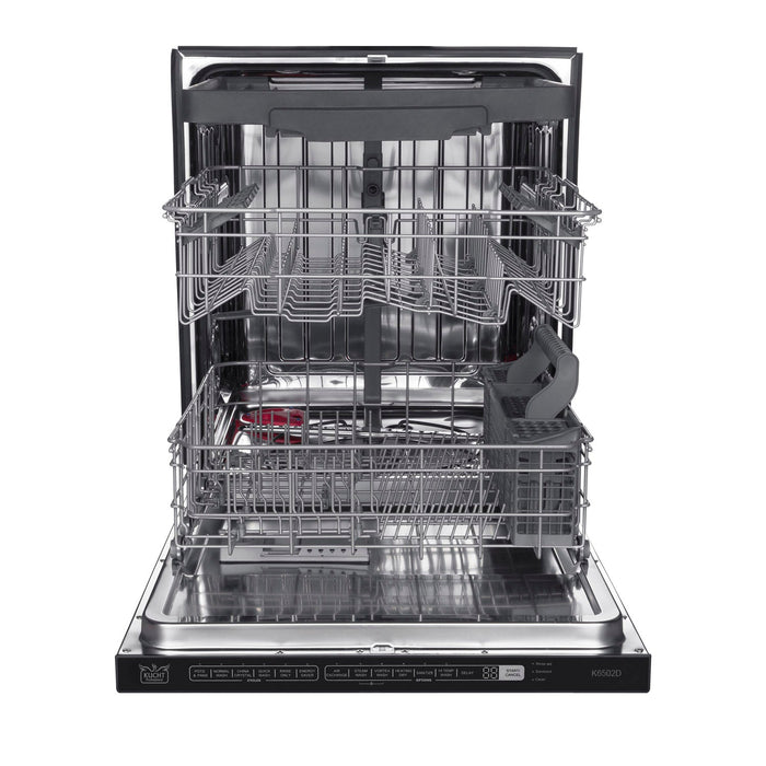 Kucht 24-Inch Panel Ready Dishwasher with Top Controls, Stainless Steel Tub and Multiple Filter System (KD240PR)