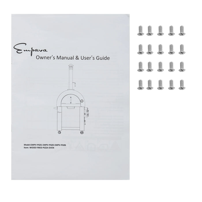 Empava Outdoor Wood Fired Pizza Oven in Stainless Steel (EMPV-PG01)