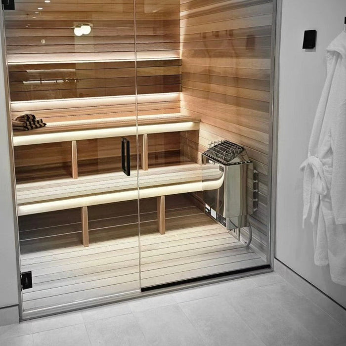 Harvia KIP45B 4.5 kW Electric Sauna Heater w/ Built-in Controls
