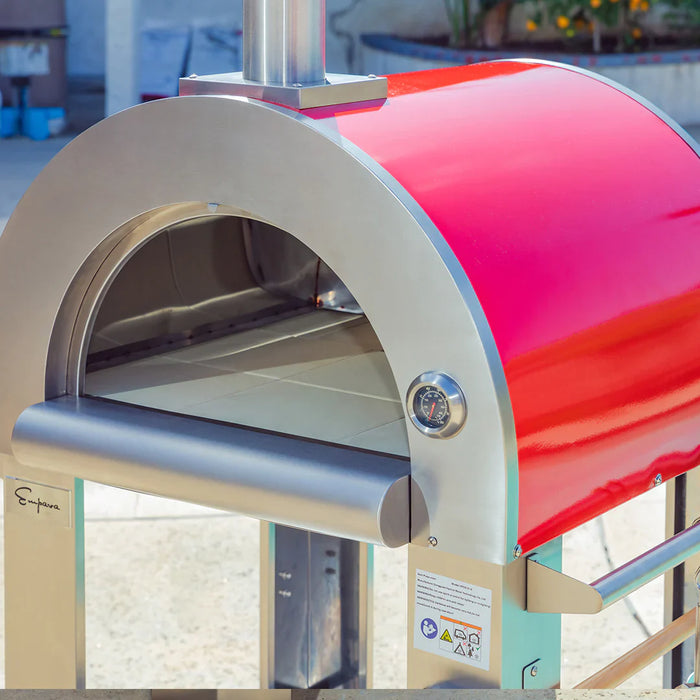 Empava Outdoor Wood Fired Pizza Oven in Red (EMPV-PG06)