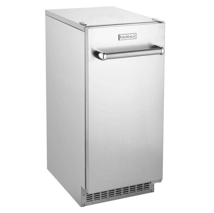 Fire Magic Grills 5597 17 3/4 Inch Automatic Outdoor Ice Maker with Reversible Door