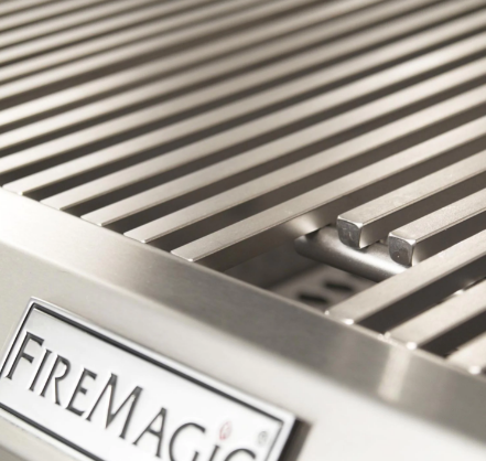 Fire Magic Echelon Diamond E790S 36-Inch Natural/Propane Gas Grill W/ Side Burner, One Infrared Burner, Magic View Window, Rotisserie, & Digital Thermometer - E790S-8L1N-62-W/E790S-8L1P-62-W