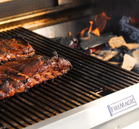 Fire Magic Echelon Diamond E660I 30-Inch Built-In Propane/Natural Gas Grill W/ Magic View Window, Rotisserie, & Digital Thermometer - E660I-8E1P-W/E660I-8E1N-W