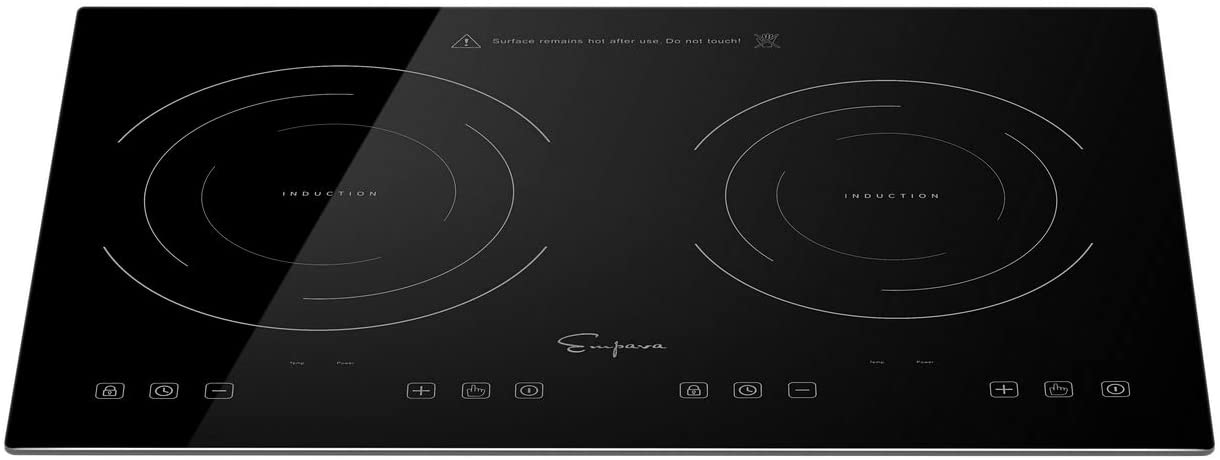 Empava 21-Inch 2 Burners Induction Cooktop in Black (EMPV-IDC12B2)