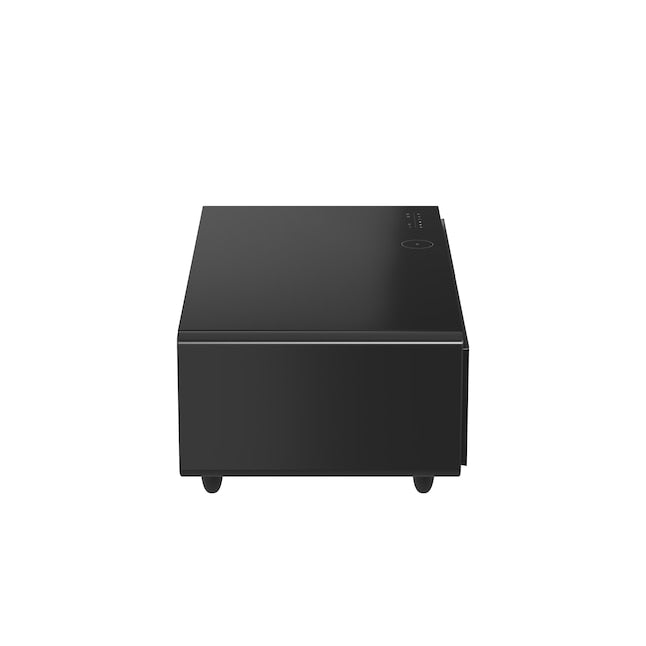 FORNO Evoluto  51" Smart Coffee Table – Dual Fridge Drawers, Bluetooth Audio, Wireless Charging, RGB Light in Black, FCTFR7006-51BLK