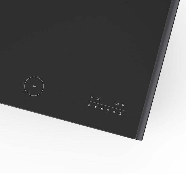 FORNO Evoluto  51" Smart Coffee Table – Dual Fridge Drawers, Bluetooth Audio, Wireless Charging, RGB Light in Black, FCTFR7006-51BLK