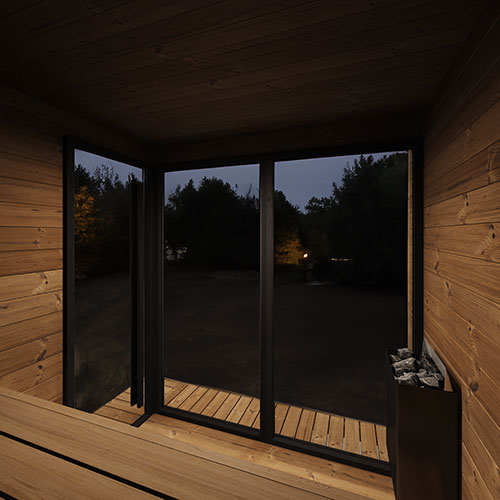 SaunaLife Model GL6B Outdoor Sauna