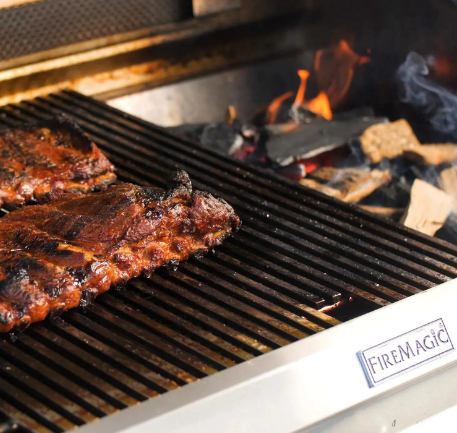 Fire Magic Echelon Diamond E1060I 48-Inch Built-In Natural/Propane Gas Grill W/ One Infrared Burner, Magic View Window, Rotisserie, & Digital Thermometer - E1060I-8L1N-W/E1060I-8L1P-W