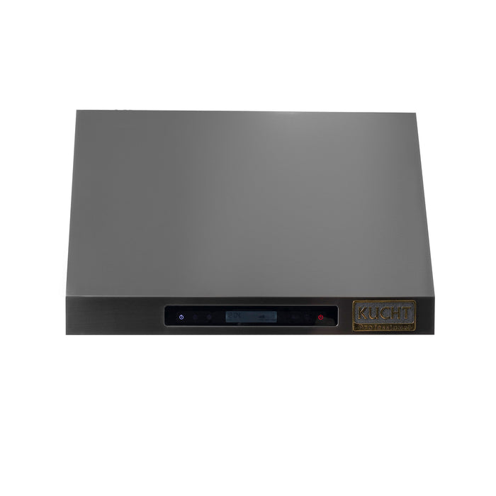 Kucht Professional 36-Inch 900 CFM Under Cabinet Range Hood in Dark Titanium Stainless Steel (KRH363A)
