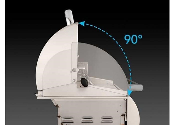 Fire Magic Grills A430S-8LAP-62 Aurora 24 Inch Portable Grill with Analog Thermometer and Back Burner, Liquid Propane, Infrared burner "L" Burner