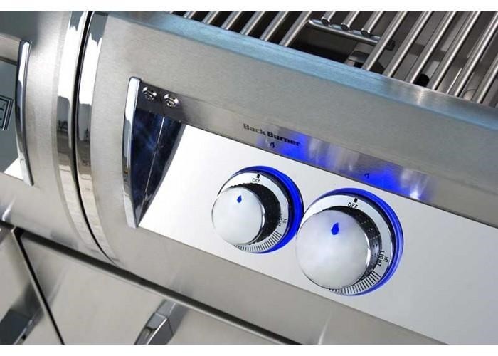 Fire Magic Grills A430S-8LAP-62 Aurora 24 Inch Portable Grill with Analog Thermometer and Back Burner, Liquid Propane, Infrared burner "L" Burner