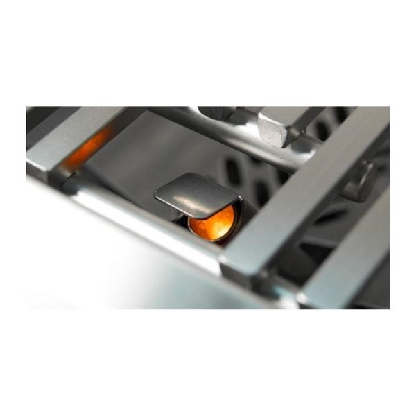 Fire Magic Grills Aurora Free-Standing Grill with Backburner, Rotisserie and Analog Thermometer, Natural Gas / Propane Gas Infrared burner "L" Burner - A660S-8LAN-61 / A660S-8LAP-61