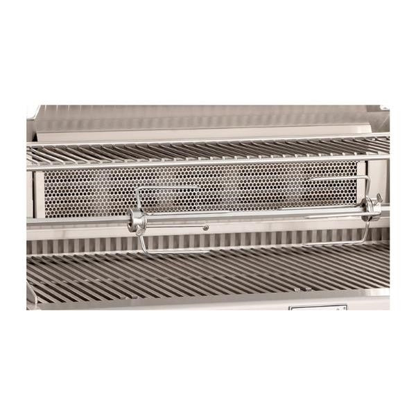 Fire Magic Grills Aurora Free-Standing Grill with Backburner, Rotisserie and Analog Thermometer, Natural Gas / Propane Gas Infrared burner "L" Burner - A660S-8LAN-61 / A660S-8LAP-61
