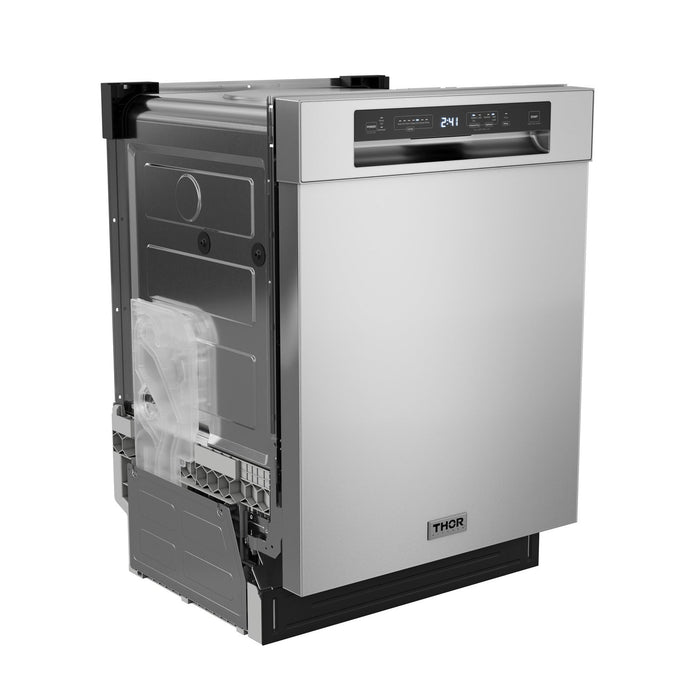 Thor Kitchen 24" Stainless Steel Dishwasher, Pocket Handle, ADW24PF
