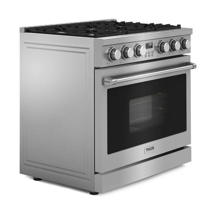 Thor Kitchen 36" Contemporary Professional Gas Range, ARG36
