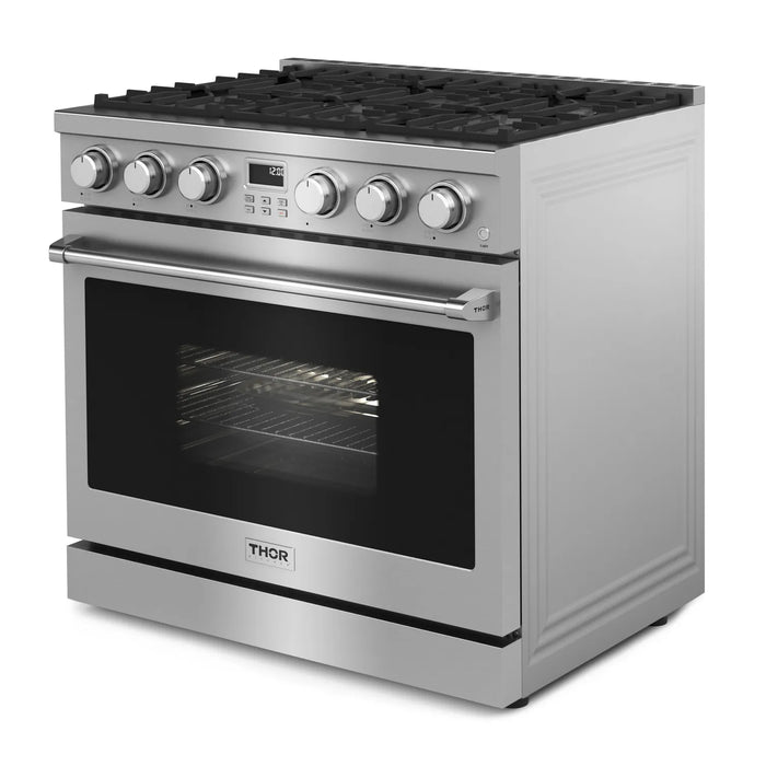 Thor Kitchen 36" Contemporary Professional Gas Range, ARG36
