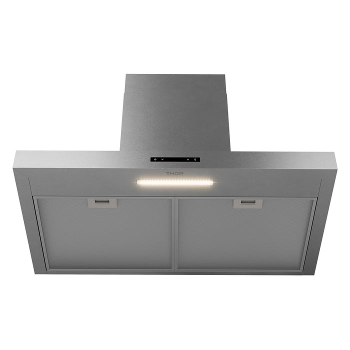 Thor Kitchen 36" Contemporary T-Shape Wall Mount Range Hood in Stainless Steel, ARH36T