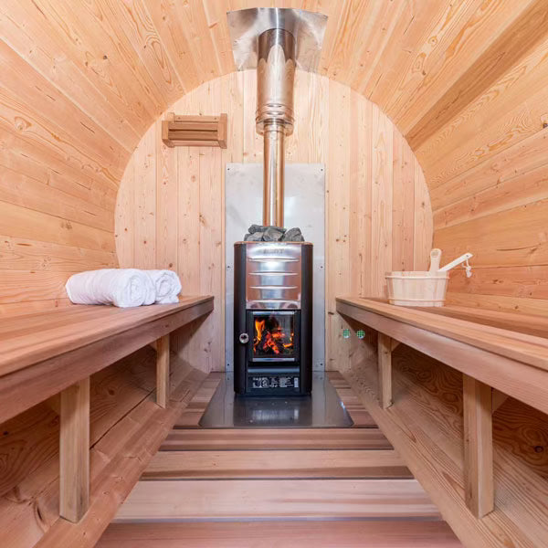 Dundalk Serenity Barrel Sauna  - 6'6" x 6'6"
