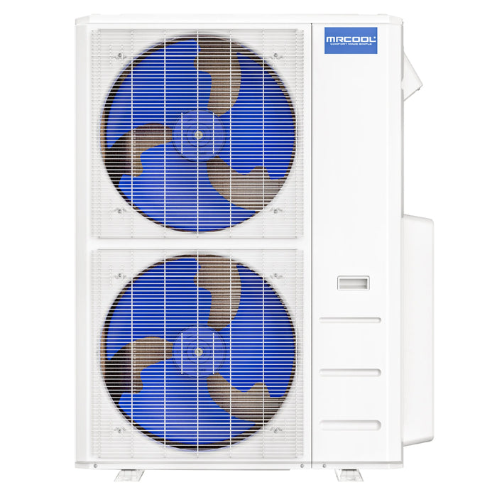 MRCOOL DIY 5th Gen Mini Split - 6-Zone 55,000 BTU Ductless Air Conditioner and Heat Pump Condenser with 6K + 6K + 6K + 6K + 6K + 6K Ceiling Cassette Air Handlers