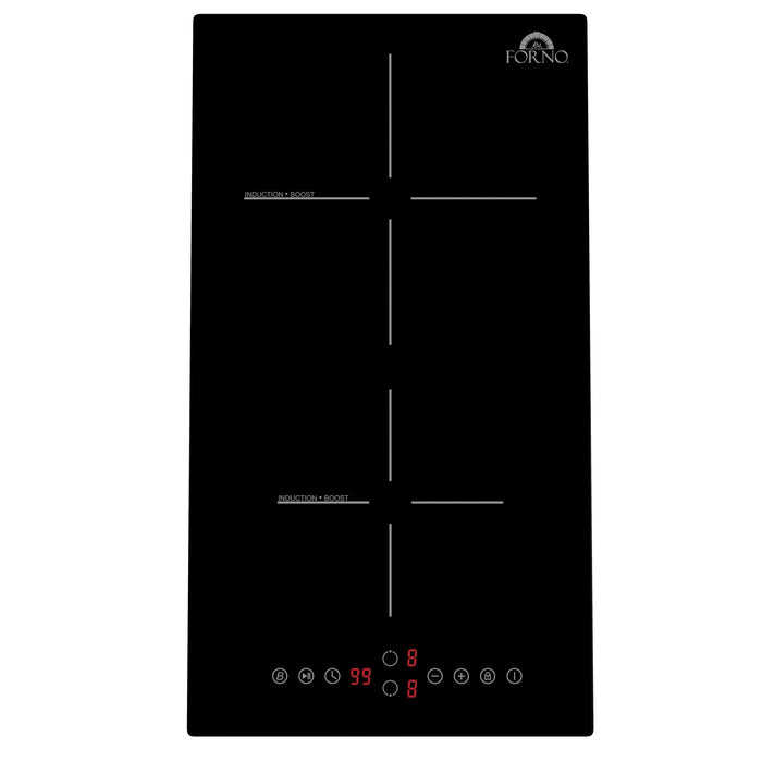 FORNO Parco 12" Touch Control Induction Cooktop with 2 Elements, FCTIN0583-12