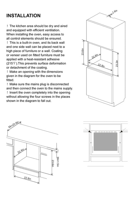 Empava 24-Inch Electric Single Wall Oven (EMPV-24WOC02)