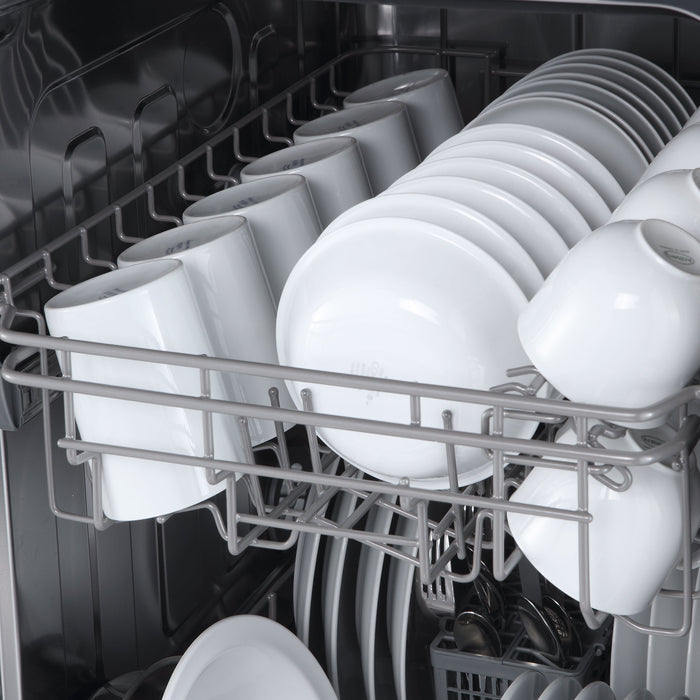FORNO Polo 18" Built-in Dishwasher in Stainless Steel, FDWBI8041-18S