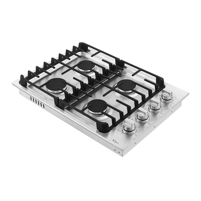 Empava 30-Inch Built-In Natural Gas Cooktop in Stainless Steel  (EMPV-30GC33)