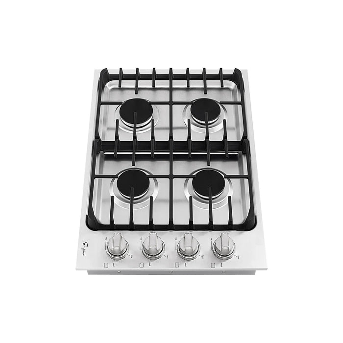 Empava 30-Inch Built-In Natural Gas Cooktop in Stainless Steel  (EMPV-30GC33)