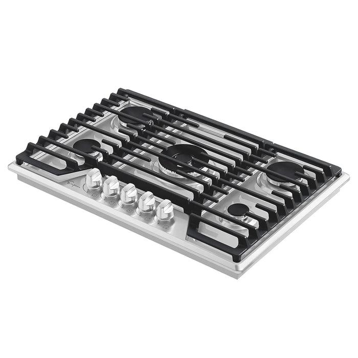 Empava 36-Inch Built-In Natural Gas Stove Cooktop in Stainless Steel (EMPV-36GC36)