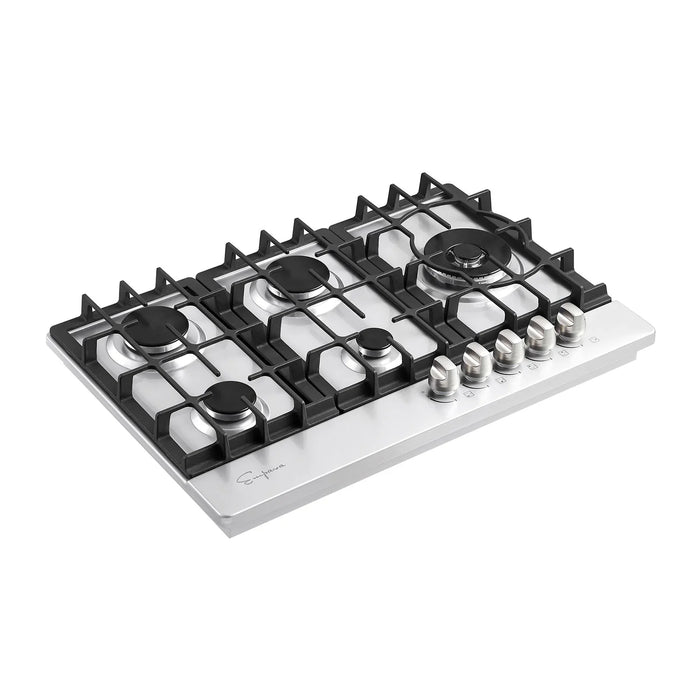 Empava 30-Inch Built-In Natural Gas Stove Cooktop in Stainless Steel (EMPV-30GC38)