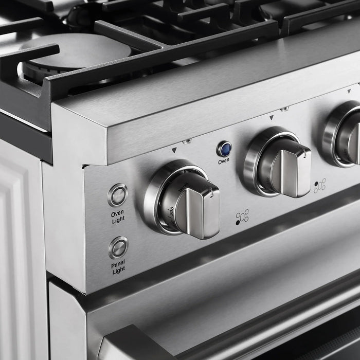 Empava 30-Inch Pro-Style Slide-In Single Oven Gas Range in Stainless Steel (EMPV-30GR10)