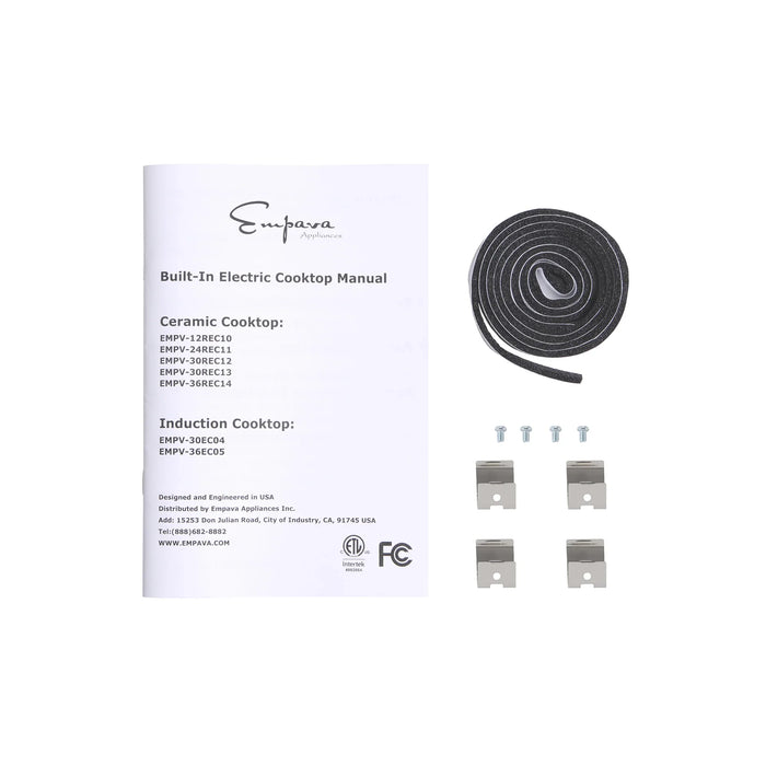 Empava 30-Inch Black Electric Radiant Cooktop (EMPV-30REC12)