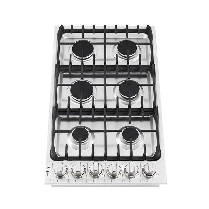 Empava 36-Inch Built-In Natural Gas Cooktop in Stainless Steel (EMPV-36GC34)