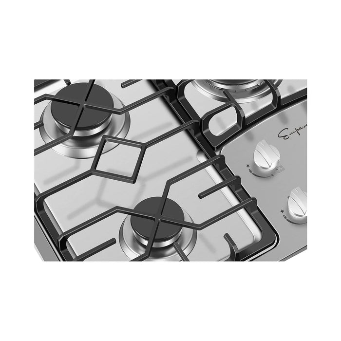 Empava 36-Inch Built-In Natural Gas Cooktops in Stainless Steel (EMPV-36GC5B90S)