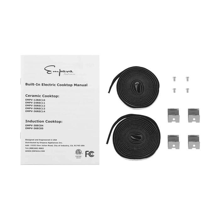 Empava 36-Inch Electric Radiant Cooktop in Black (EMPV-36REC14)