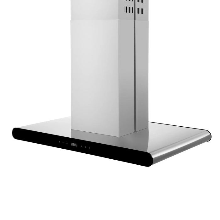 Empava 36-Inch 400 CFM Island Wall Mount Ducted Range Hood (EMPV-36RH10)