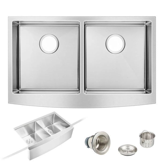 Empava 33-Inch Double Bowl Kitchen Sink (EMPV-DAS3320)