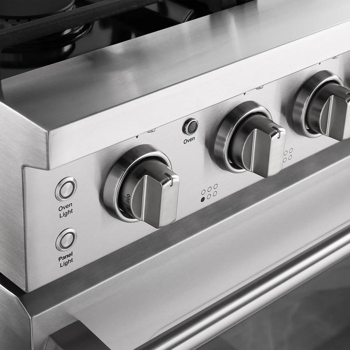 Empava 36-Inch Pro-Style Slide-In Single Oven Gas Range in Stainless Steel (EMPV-36GR11)