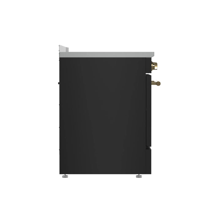 Forno Paolo 30-Inch Freestanding Electric Range in Black (FFSEL6011-30BLK)