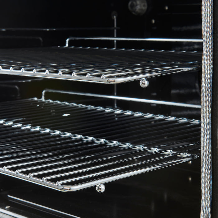 FORNO Paolo 30" 4.38 cu. ft. Freestanding Electric Range in Stainless Steel, FFSEL6011-30