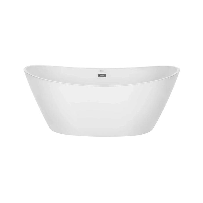 Empava 59-Inch Freestanding Soaking Bathtub with Lighted (EMPV-59FT1518LED)